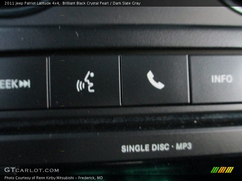 Brilliant Black Crystal Pearl / Dark Slate Gray 2011 Jeep Patriot Latitude 4x4