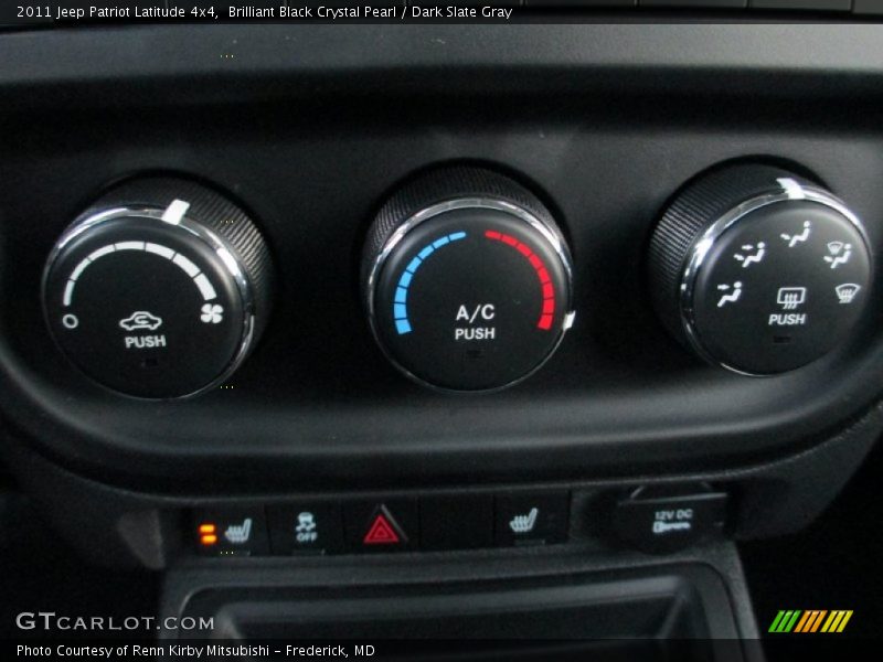 Brilliant Black Crystal Pearl / Dark Slate Gray 2011 Jeep Patriot Latitude 4x4