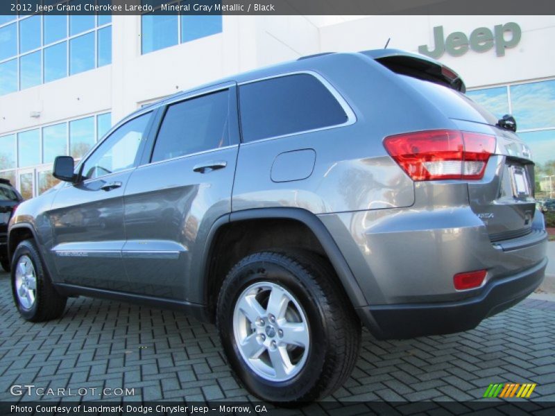 Mineral Gray Metallic / Black 2012 Jeep Grand Cherokee Laredo