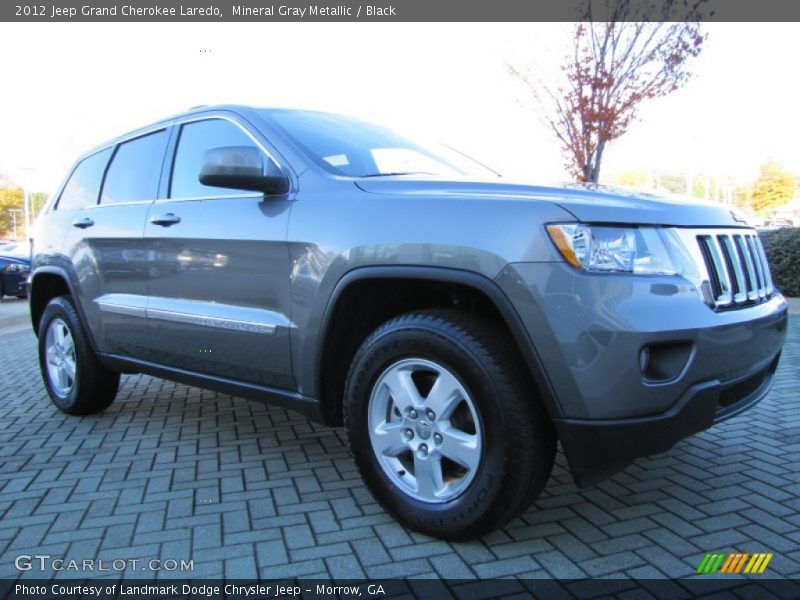 Mineral Gray Metallic / Black 2012 Jeep Grand Cherokee Laredo