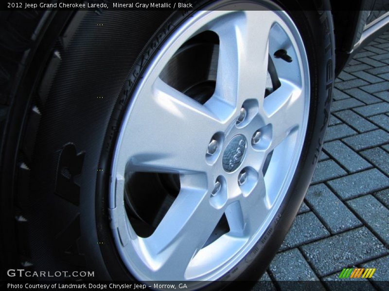 Mineral Gray Metallic / Black 2012 Jeep Grand Cherokee Laredo