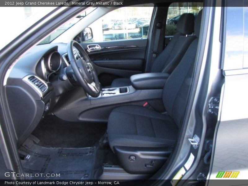 Mineral Gray Metallic / Black 2012 Jeep Grand Cherokee Laredo