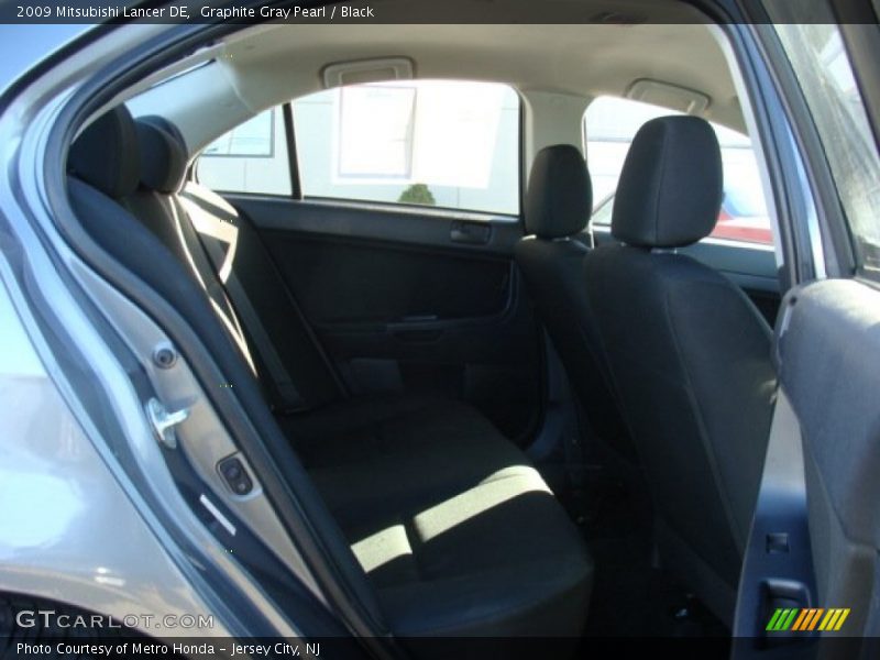 Graphite Gray Pearl / Black 2009 Mitsubishi Lancer DE