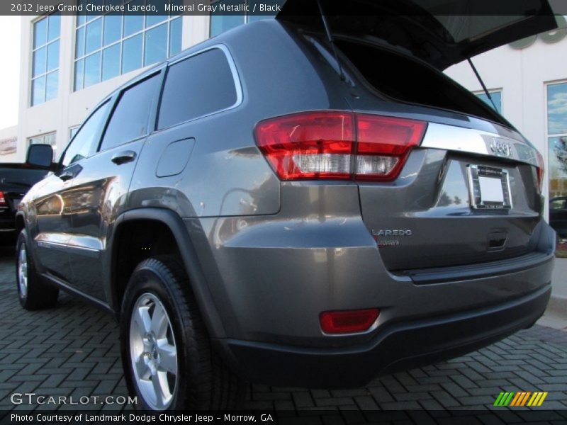 Mineral Gray Metallic / Black 2012 Jeep Grand Cherokee Laredo