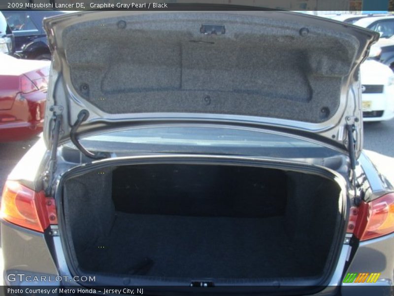 Graphite Gray Pearl / Black 2009 Mitsubishi Lancer DE