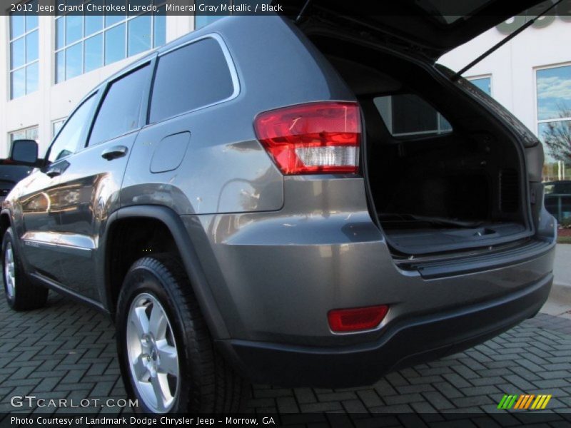 Mineral Gray Metallic / Black 2012 Jeep Grand Cherokee Laredo