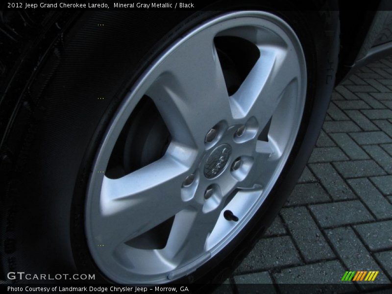 Mineral Gray Metallic / Black 2012 Jeep Grand Cherokee Laredo