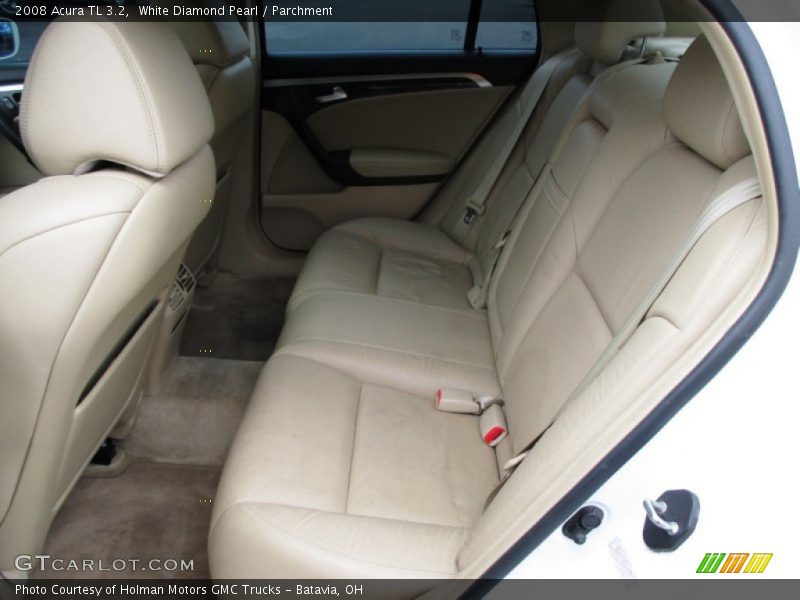 White Diamond Pearl / Parchment 2008 Acura TL 3.2