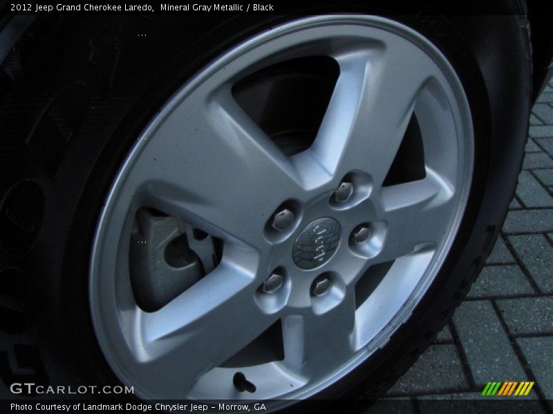 Mineral Gray Metallic / Black 2012 Jeep Grand Cherokee Laredo