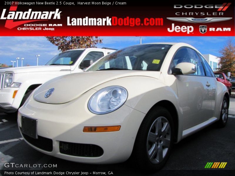 Harvest Moon Beige / Cream 2007 Volkswagen New Beetle 2.5 Coupe