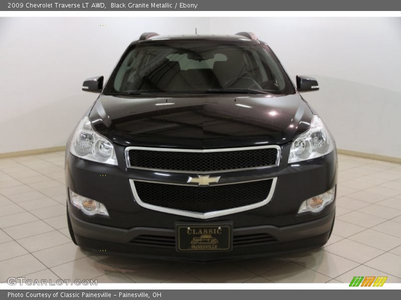Black Granite Metallic / Ebony 2009 Chevrolet Traverse LT AWD