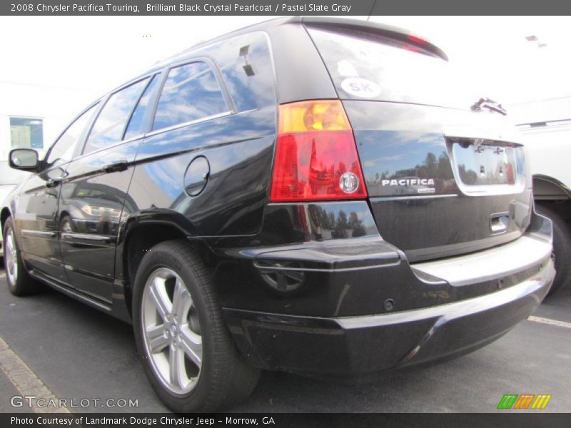 Brilliant Black Crystal Pearlcoat / Pastel Slate Gray 2008 Chrysler Pacifica Touring