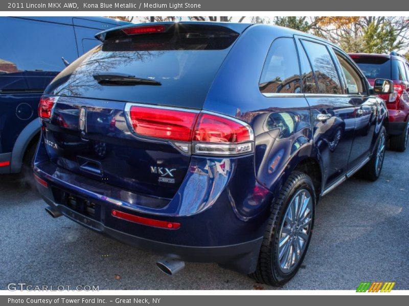 Kona Blue Metallic / Medium Light Stone 2011 Lincoln MKX AWD