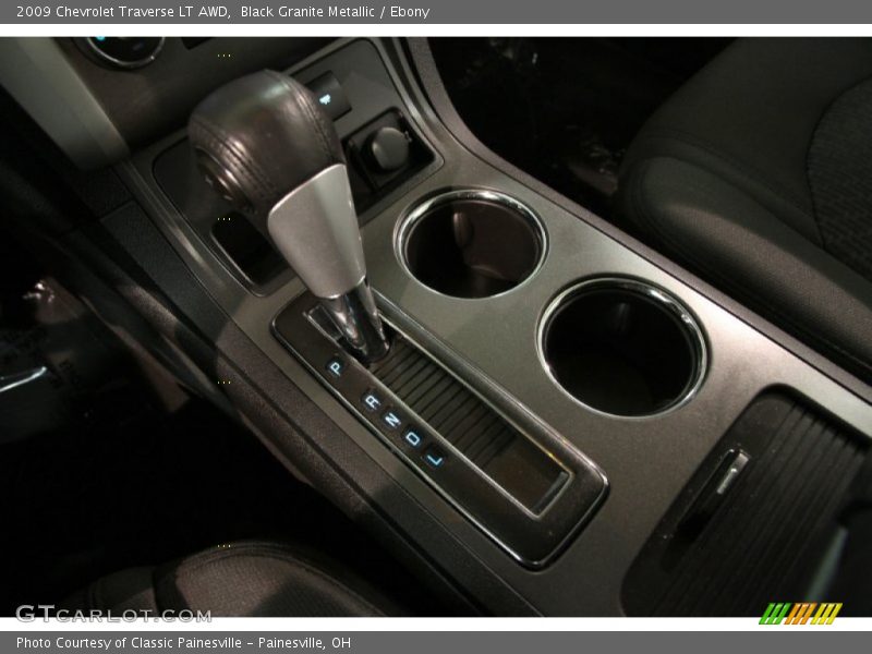 Black Granite Metallic / Ebony 2009 Chevrolet Traverse LT AWD