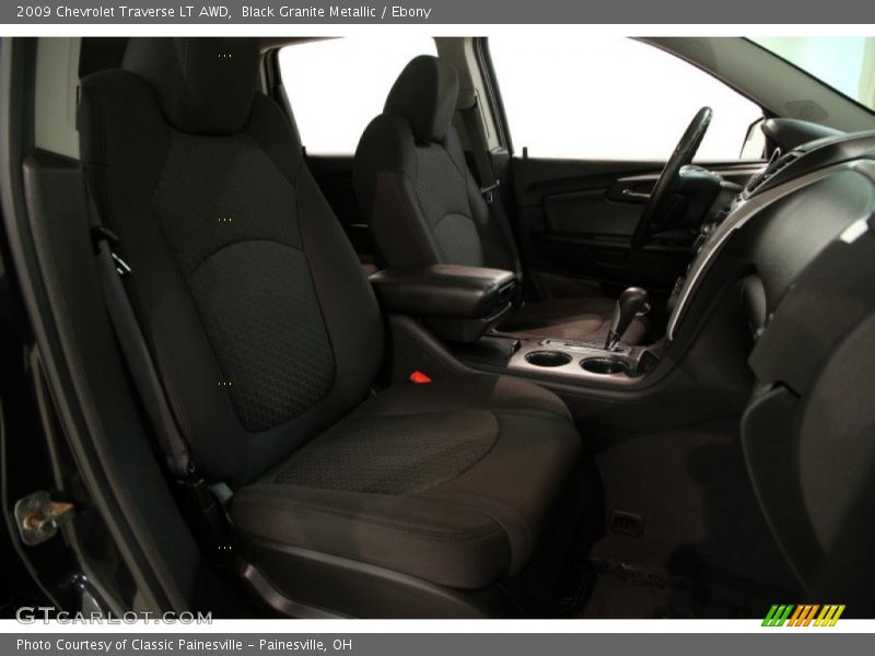 Black Granite Metallic / Ebony 2009 Chevrolet Traverse LT AWD
