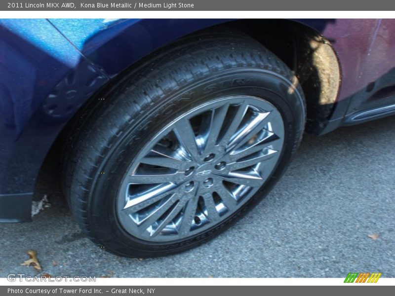 Kona Blue Metallic / Medium Light Stone 2011 Lincoln MKX AWD