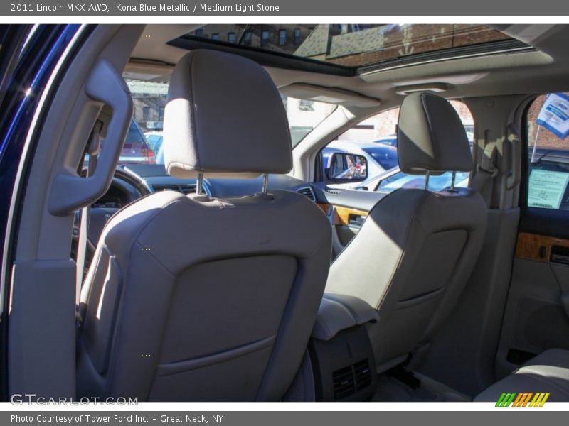 Kona Blue Metallic / Medium Light Stone 2011 Lincoln MKX AWD