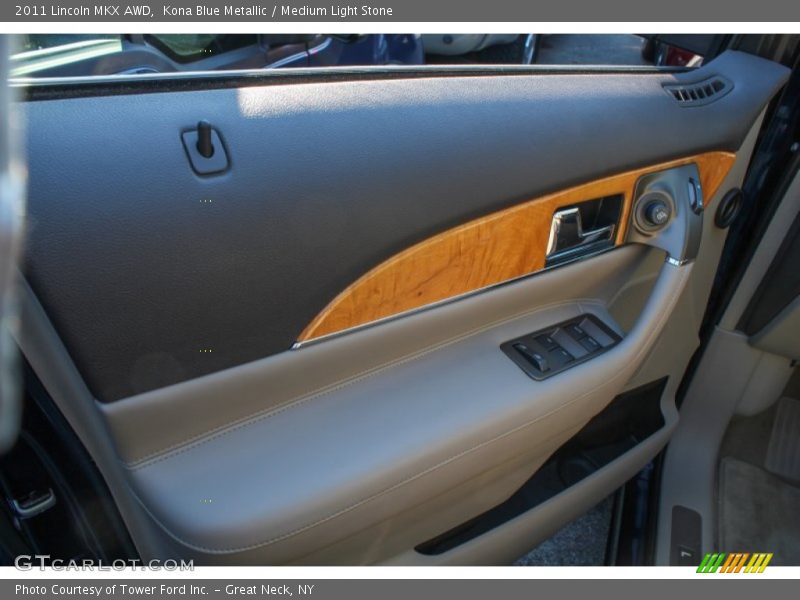 Kona Blue Metallic / Medium Light Stone 2011 Lincoln MKX AWD
