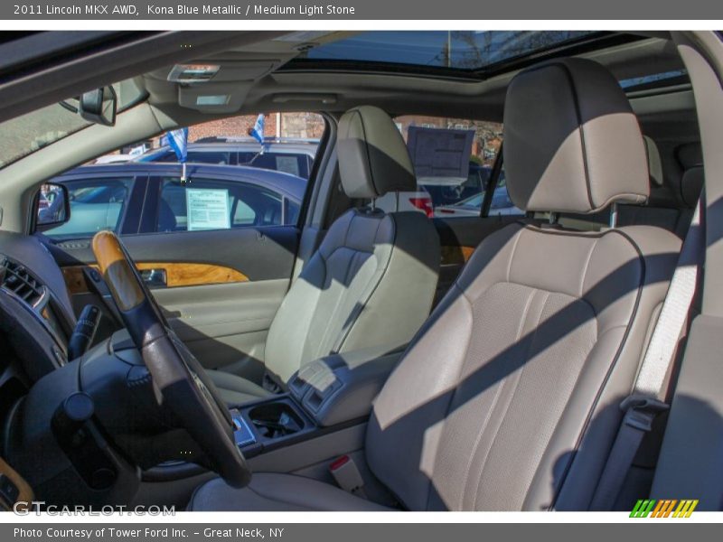 Kona Blue Metallic / Medium Light Stone 2011 Lincoln MKX AWD