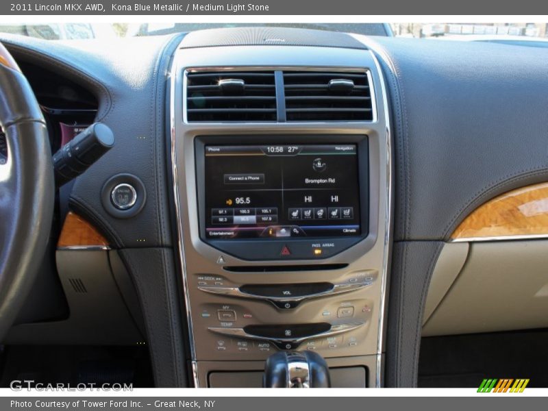 Kona Blue Metallic / Medium Light Stone 2011 Lincoln MKX AWD