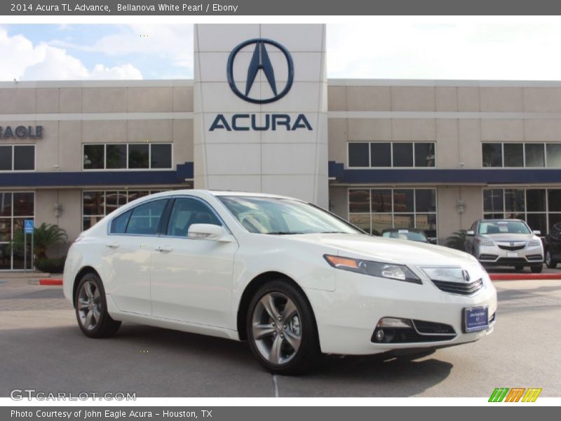 Bellanova White Pearl / Ebony 2014 Acura TL Advance