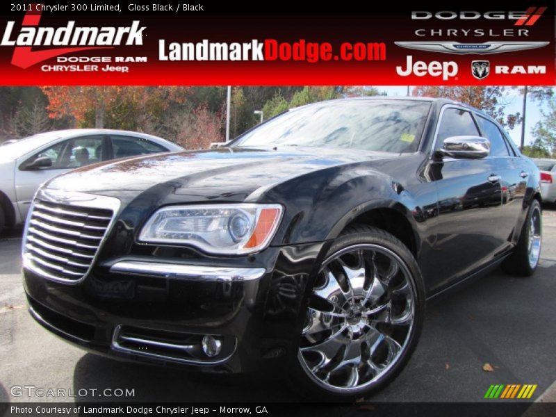 Gloss Black / Black 2011 Chrysler 300 Limited