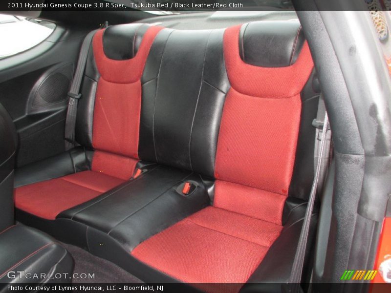 Tsukuba Red / Black Leather/Red Cloth 2011 Hyundai Genesis Coupe 3.8 R Spec