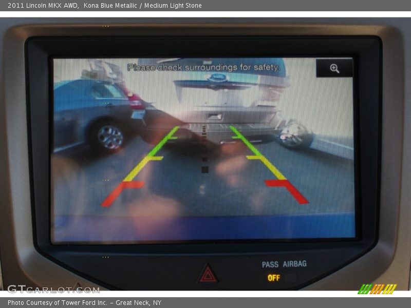 Kona Blue Metallic / Medium Light Stone 2011 Lincoln MKX AWD