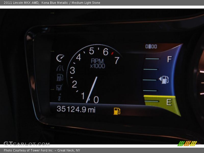 Kona Blue Metallic / Medium Light Stone 2011 Lincoln MKX AWD