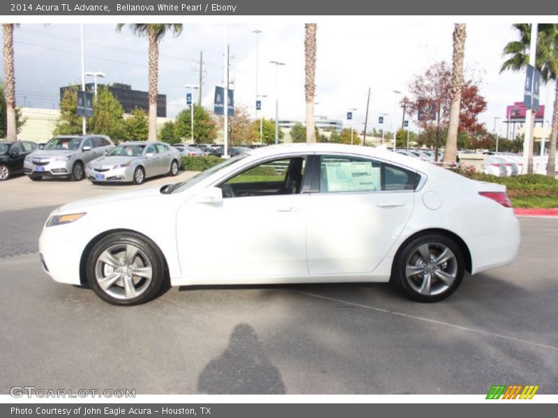 Bellanova White Pearl / Ebony 2014 Acura TL Advance