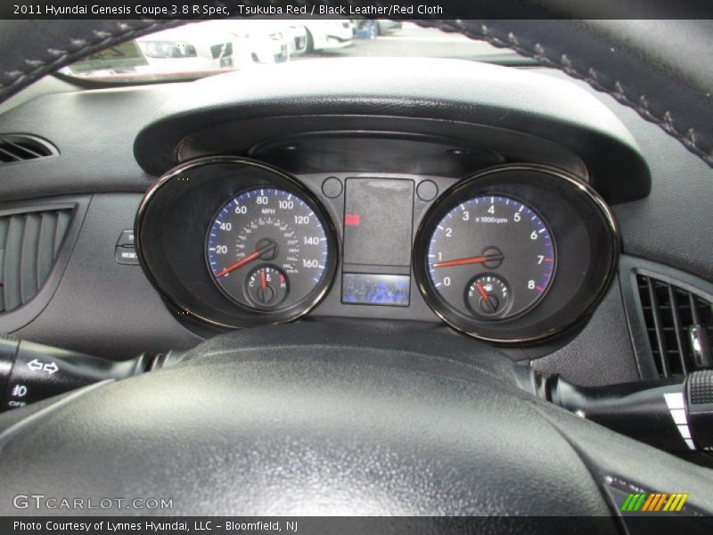 Tsukuba Red / Black Leather/Red Cloth 2011 Hyundai Genesis Coupe 3.8 R Spec