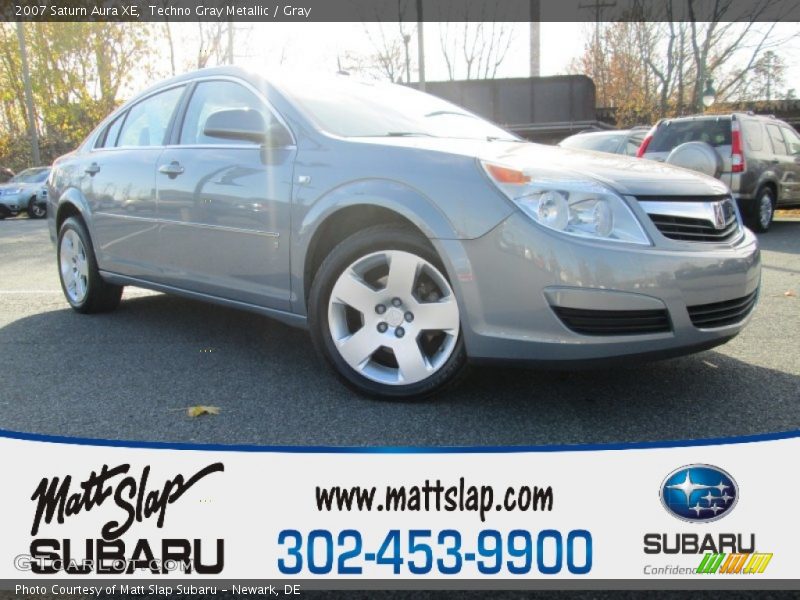 Techno Gray Metallic / Gray 2007 Saturn Aura XE