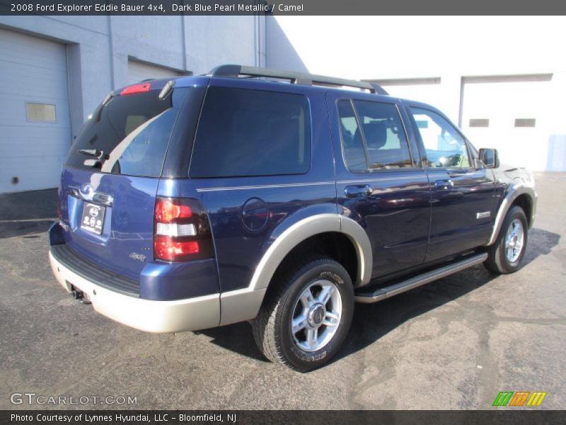 Dark Blue Pearl Metallic / Camel 2008 Ford Explorer Eddie Bauer 4x4