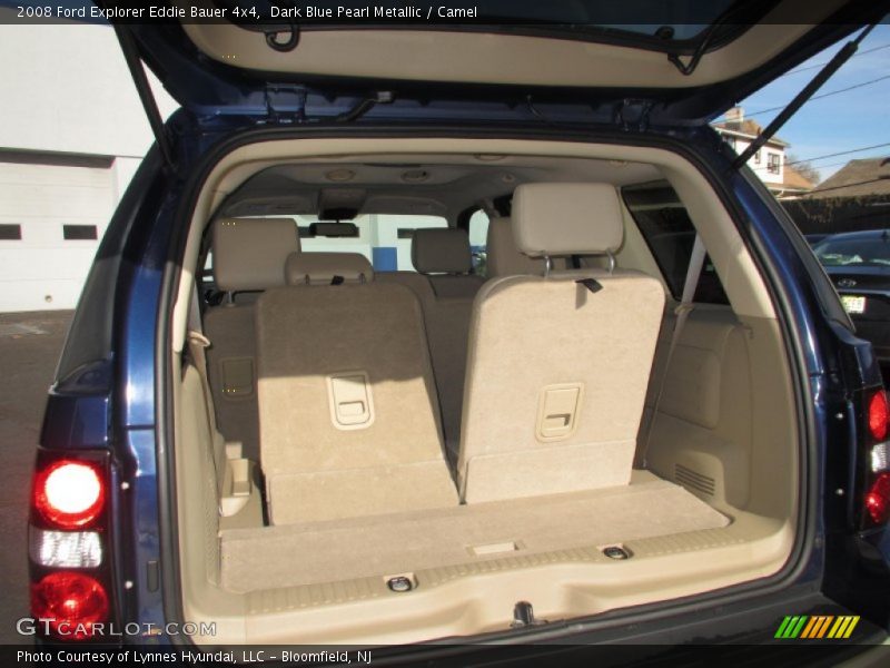 Dark Blue Pearl Metallic / Camel 2008 Ford Explorer Eddie Bauer 4x4