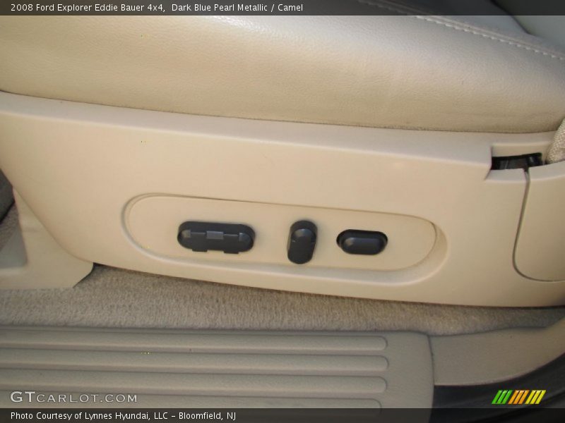 Dark Blue Pearl Metallic / Camel 2008 Ford Explorer Eddie Bauer 4x4