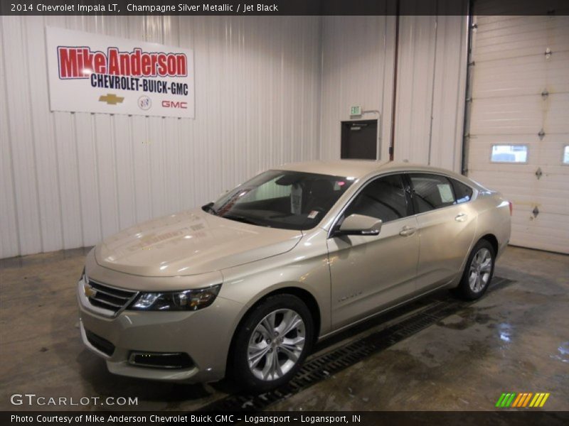 Champagne Silver Metallic / Jet Black 2014 Chevrolet Impala LT