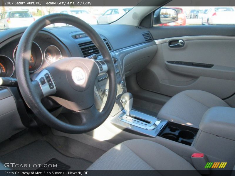 Techno Gray Metallic / Gray 2007 Saturn Aura XE