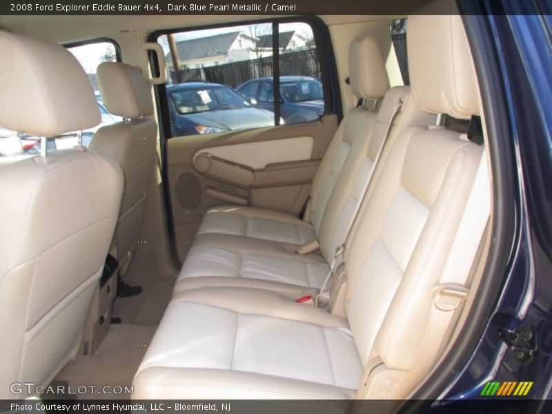 Dark Blue Pearl Metallic / Camel 2008 Ford Explorer Eddie Bauer 4x4