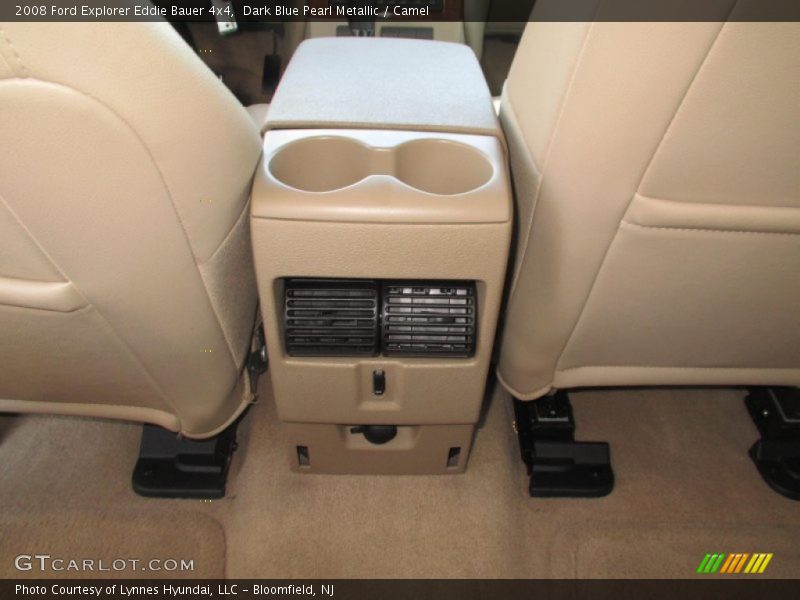 Dark Blue Pearl Metallic / Camel 2008 Ford Explorer Eddie Bauer 4x4