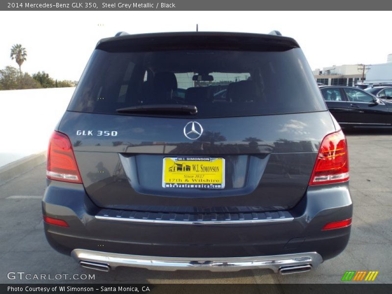 Steel Grey Metallic / Black 2014 Mercedes-Benz GLK 350