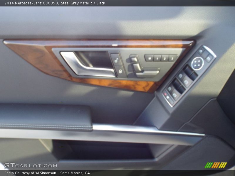 Steel Grey Metallic / Black 2014 Mercedes-Benz GLK 350