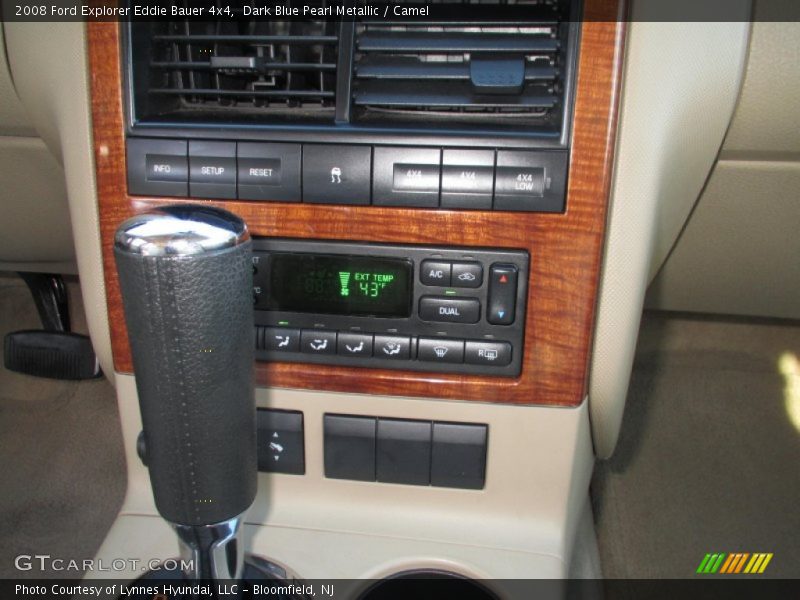 Dark Blue Pearl Metallic / Camel 2008 Ford Explorer Eddie Bauer 4x4