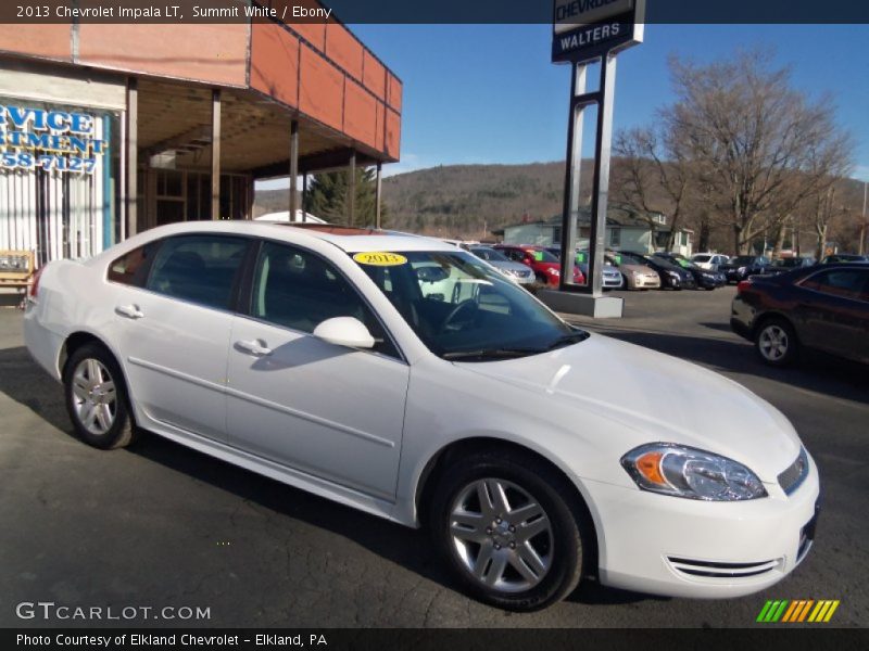 Summit White / Ebony 2013 Chevrolet Impala LT