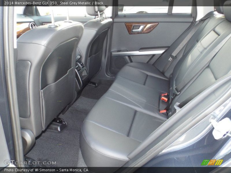 Steel Grey Metallic / Black 2014 Mercedes-Benz GLK 350