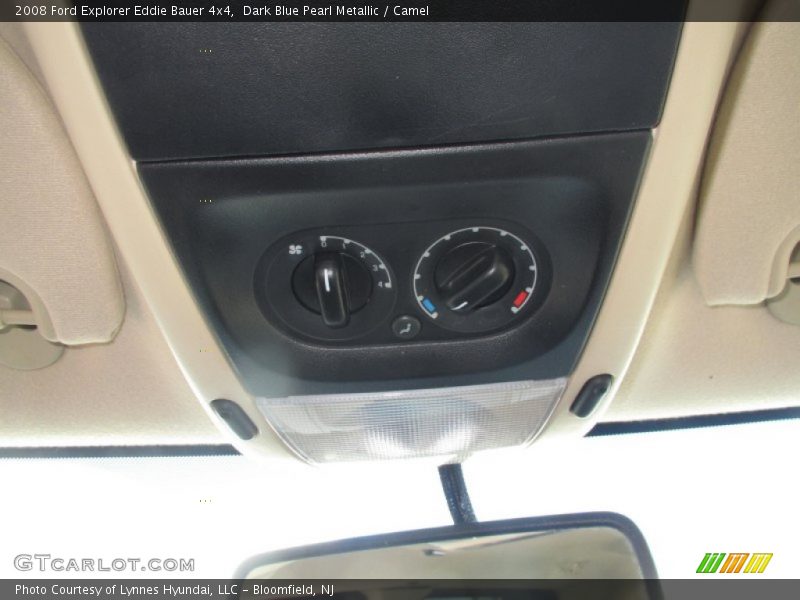 Dark Blue Pearl Metallic / Camel 2008 Ford Explorer Eddie Bauer 4x4
