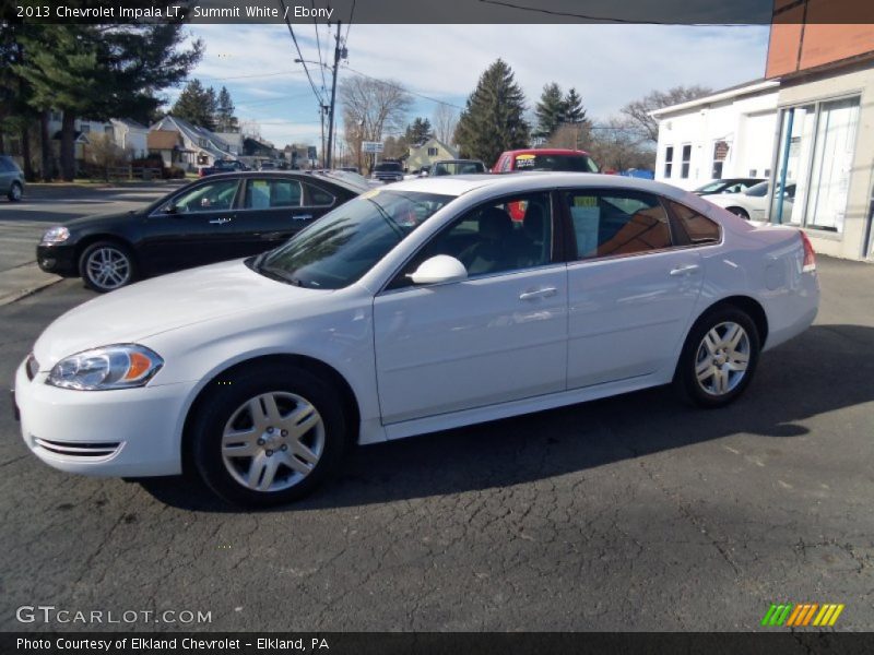 Summit White / Ebony 2013 Chevrolet Impala LT