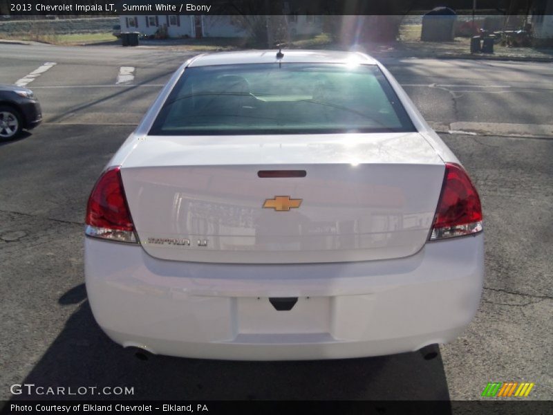 Summit White / Ebony 2013 Chevrolet Impala LT