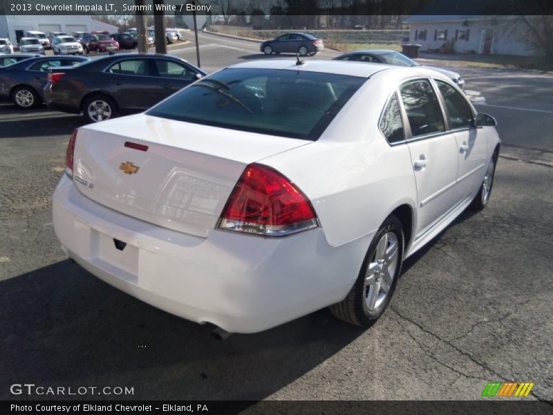 Summit White / Ebony 2013 Chevrolet Impala LT