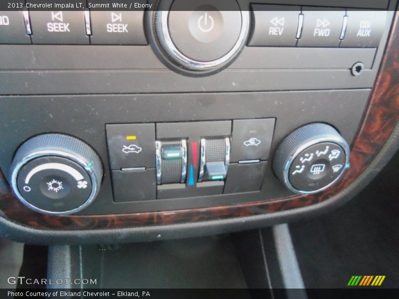 Summit White / Ebony 2013 Chevrolet Impala LT
