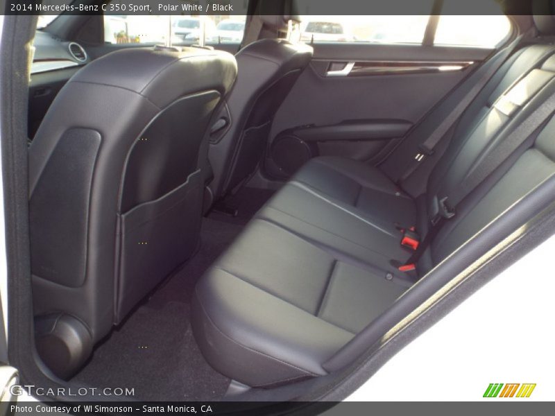Rear Seat of 2014 C 350 Sport